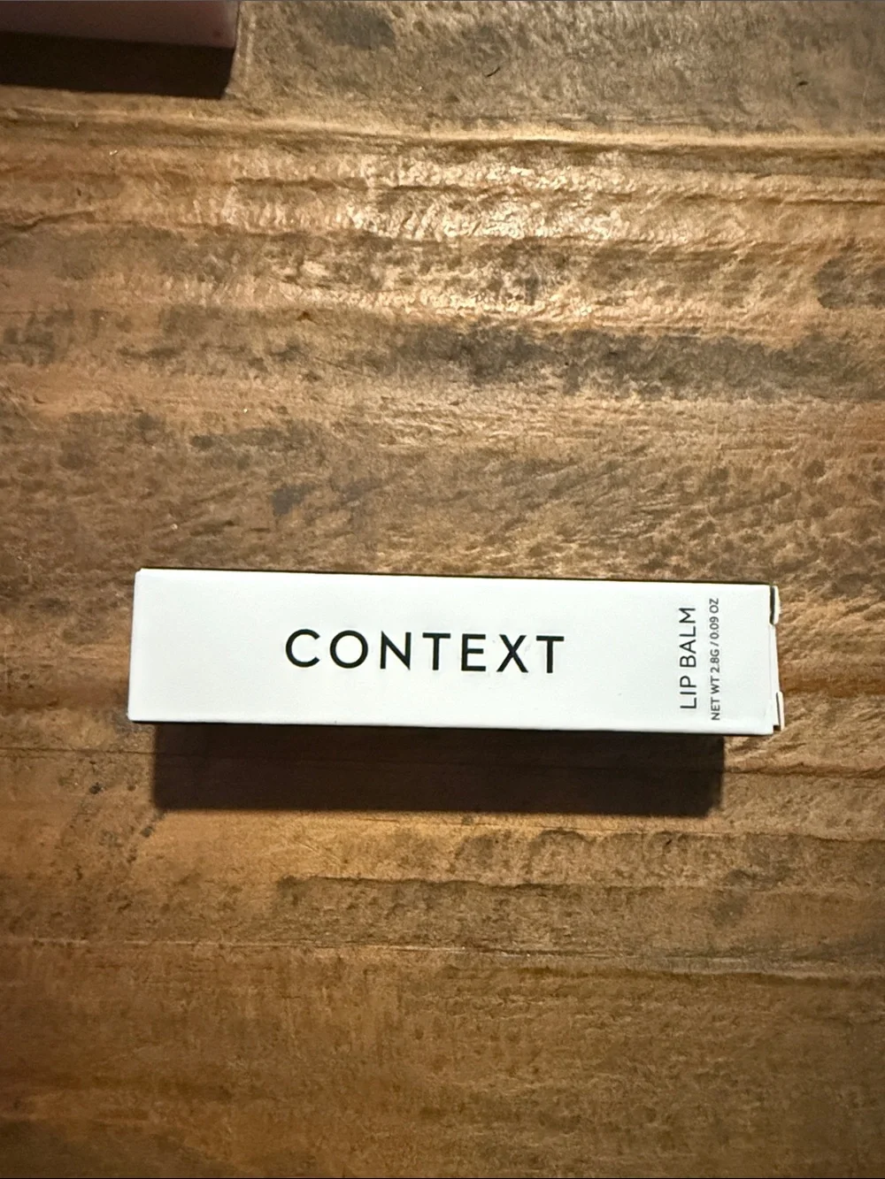 CONTEXT White Lip Balm Stick - Minimalist Hydrating Gloss
